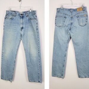 Vintage Levi's Signature Regular Fit Distressed
Stonewash Jeans Size 36×…